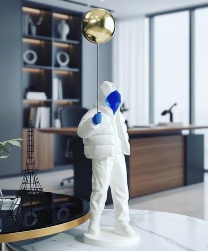 Modern balloon boy ornament - boy,