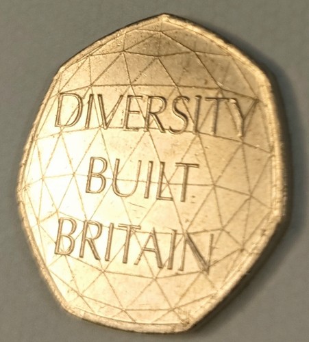 Diversity built britain 50p - built,