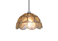 Natural Capiz Shell  Lamp