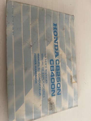 Honda cb250n cb400n factory - cb250n,