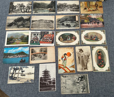 JAPAN JAPANESE VINTAGE POSTCARDS X 20 JOB LOT