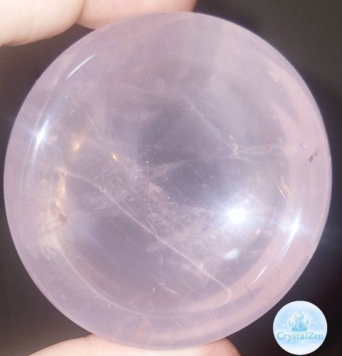 Rose quartz natural crystal - rose,