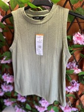 F&F Ribbed Sleeveless Vest in