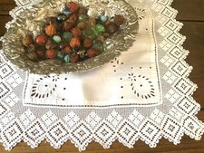 Vintage Antique White Linen