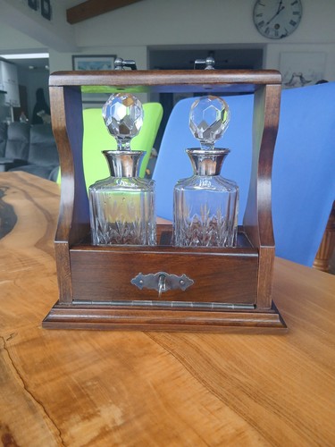 Vintage lead crystal decanters - lead,