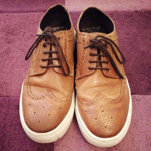 Base london brogue trainer - brogue,