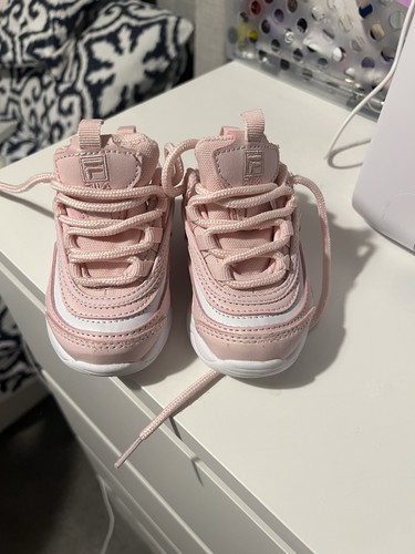 Fila girls pink - fila, pink/white