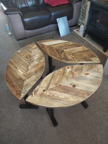 Reclaimed pallet wood - wood, round