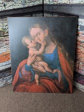 Madonna and child painting - and,