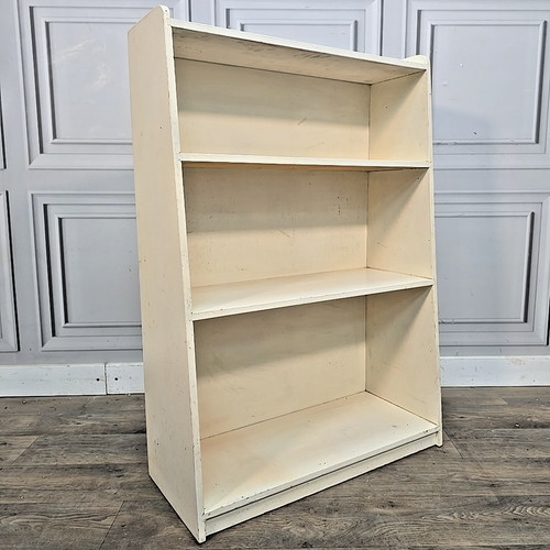 Vintage painted bookcase - painted,