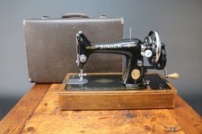 Singer 99K Sewing Machine Hand Crank Heavy Duty Leather & Fabric Vintage 1939
