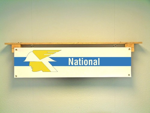 National benzole petrol - national, banner
