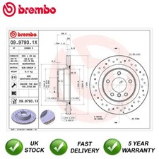 Brake Discs Rear Brembo Fits