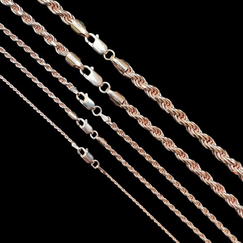 Real 14k rose gold - rose, solid