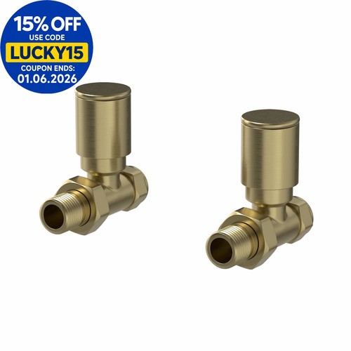 Radilux straight brushed - radilux, brass