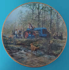 MICHAEL HERRING THE FORESTERS 1953 COUNTY CRAWLER TRACTOR PLATE DANBURY MINT