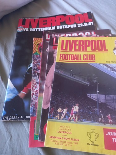 Liverpool home programmes - home, x5