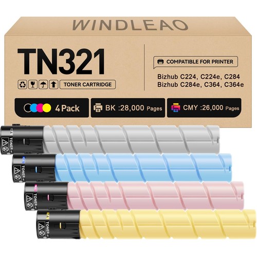 4pk tn321 toner cartridges - toner,