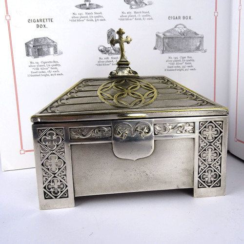 Wmf casket tin britannia - tin,,