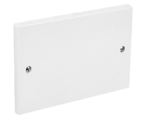 Gang double socket blanking - double,
