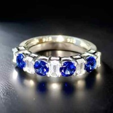 Round Lab Created Blue