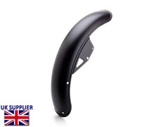 Motorbike Front Mudguard Fender Wheel Metal Matt Black Mud Flap Universal