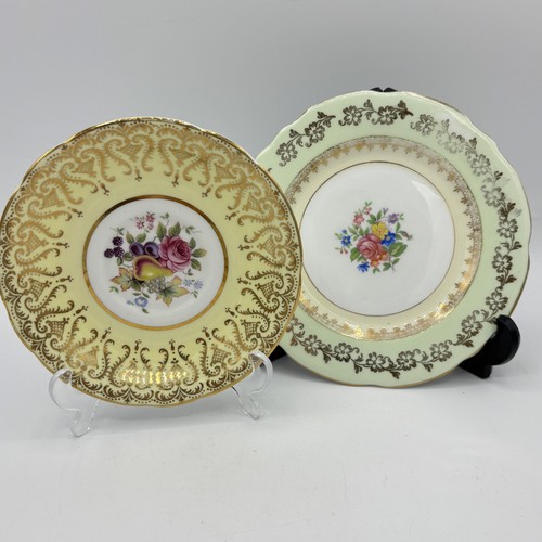 English porcelain plates - plates, 1x