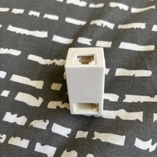 RJ11 to BT Telephone Phone Socket Plug Adaptor Converter US to UK 2 port 