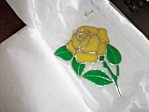 Stained glass yellow single - stained,