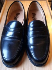 Hoggs Of Fife Black Leather
