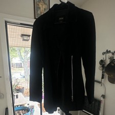 Helium Men's Black Leather Zip