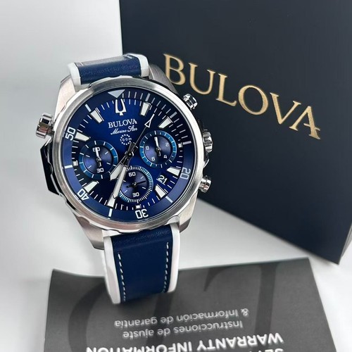 New bulova marine star 96b287 - new,