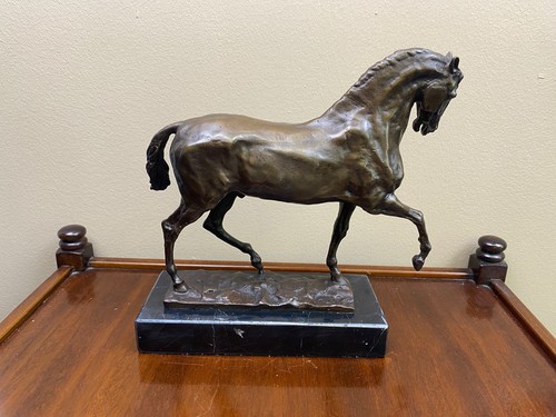 Bronze scooting horse - bronze,