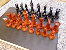 Antique/Vintage Jaques Staunton Chess Set in Original Mahogony Box.
