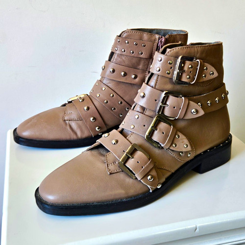 Topshop amelia taupe leather - amelia,