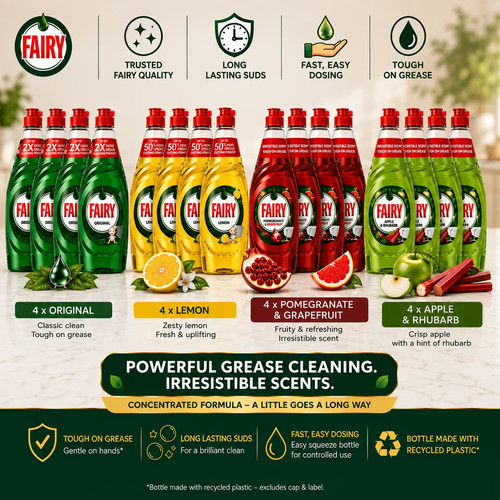 Fairy washing liquid - up, mixed