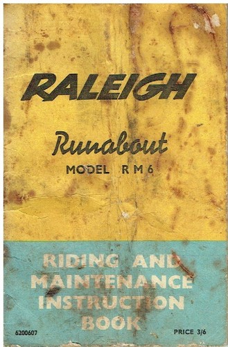 Raleigh rm6 runabout - raleigh, moped