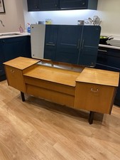 Vintage Avalon Yatton MCM Danish Style Teak Dressing Table and Mirror VGC