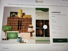 Harrods sweet snack  wicker