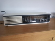 Vintage Grundig RF 431 Book Shelf / Table Radio, rare white model  1970s working