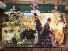 Country Life UK Quad Original Film Movie Cinema Poster Sam Neill Kerry Fox 1995
