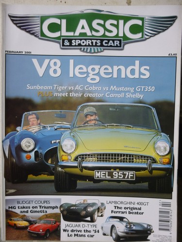 Sunbeam tiger ac - 01/02,