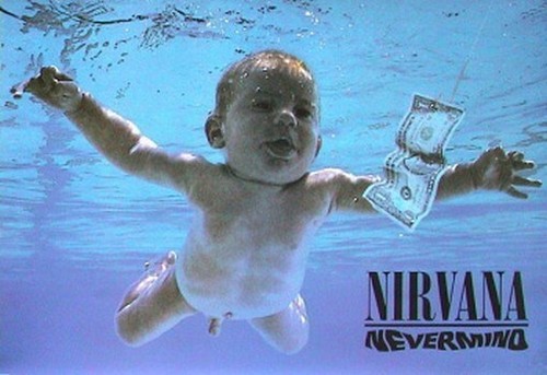 Nirvana poster nevermind - nirvana, rare