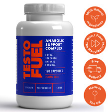 Testo Fuel - #1 Best Testosterone Test Booster for Men 120 Capsules - BUY DIRECT