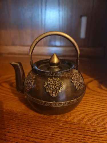 Vintage tibetan bronze and - bronze,