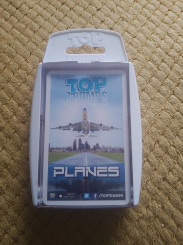 Top trumps planes card game - top,
