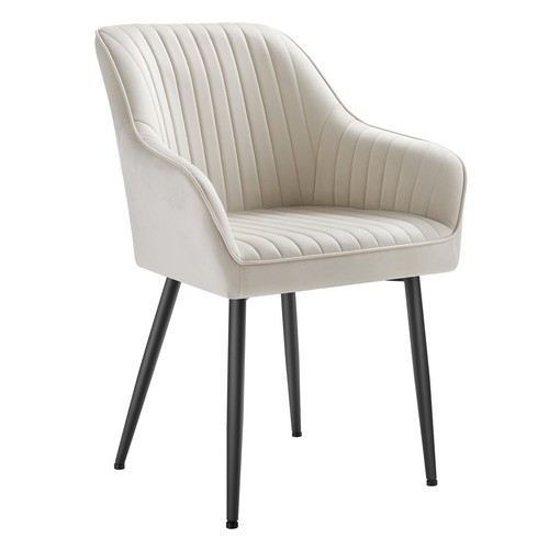 Velvet dining chair with - velvet,