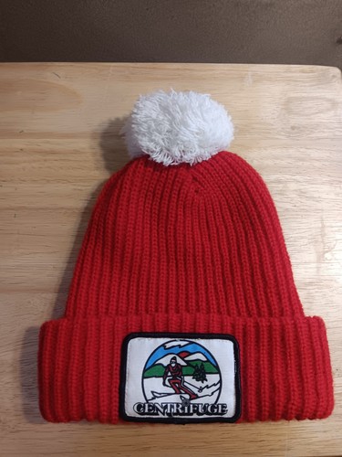 Vintage ski centrifuge - centrifuge, beanie