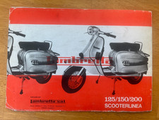 Spanish Scooterlinea LAMBRETTA LINCE Lynx Original Parts Catalogue 125cc & 200cc