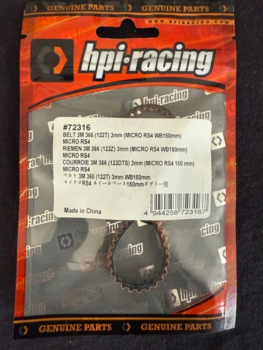 Hpi racing belt 366 - belt, 3m